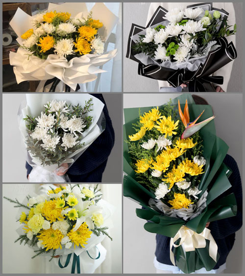 浙江省金华兰溪市女埠街道焦石村白事花束代送